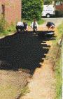 Laying the pavers